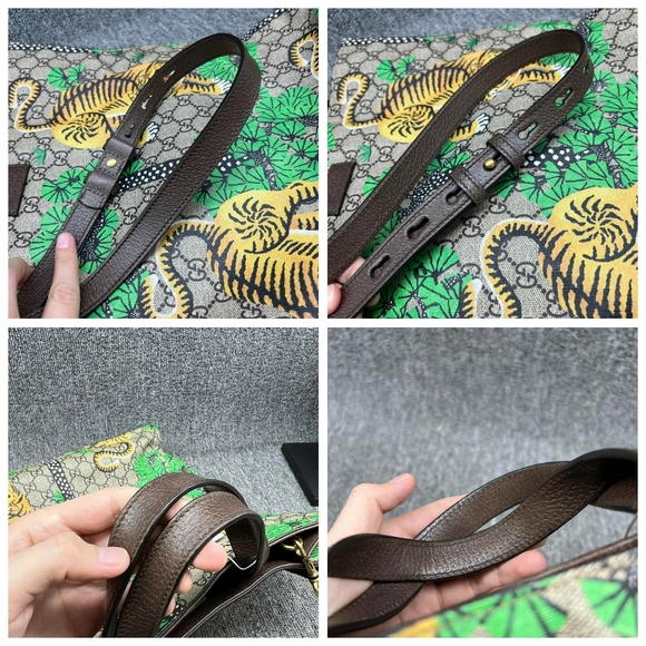 100% Authentic Gucci GG Supreme Bengal Tote Bag - Picture 9 of 16